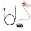 JJC TCR-70BK Black 70cm Threaded Cable Release, Mechanical Shutter Release