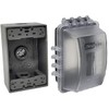 Sealproof 1-Gang Weatherproof Exterior In Use Outlet Cover and Box