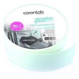Caron Wax Venetian Spun Lace Perforated Waxing Roll 100m Strip Hair Removal
