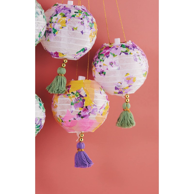 Pack of 10 Lanterns, Lampshades, Paper Lamps, Light Decoration, Decorative
