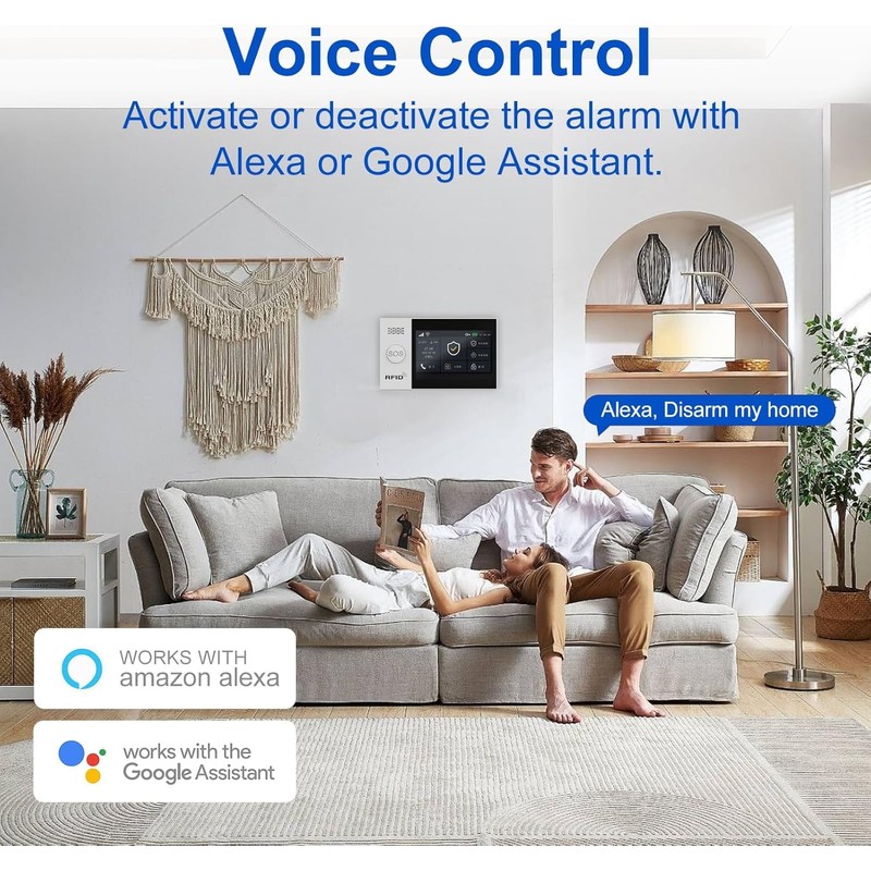 WiFi Wireless Alarm System for Home Security - 24/7 Protection