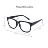 EYE ZOOM Reading Glasses 3 Pack Women Stylish Plastic Frame