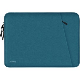 Laptop Sleeve Bag 13.3 inch, Shockproof Protective Computer Cover with Accessories Pocket, Portable Laptop Case Compatible with MacBook Air/Pro 13-13.3 inch, Compatible for MacBook Pro 14 inch, Cyan