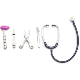 Dollhouse Miniature Medical Set,5 Piece Stethoscope Care Tools, Hospital Accessories for House Decoration, Dollhouse Dolls Miniature Garden Kit, Dollhouse Décor Accessories