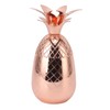 Cocktail Shaker Pineapple Shape Stainless Steel Polished Smooth Surface 500ml