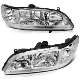 Headlight Assembly Fits for H-onda for Accord 1998 1999 2000 2001 2002 -Chrome Housing