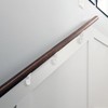 ZAUYX 2 Pack 3 Inch White Handrail Stair Brackets Stair