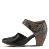 Spring Step L’Artiste Women’s Toolie Pump Shoe - Hand-Painted Tooled