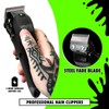 TPOB Reaper Black Barber Hair Clippers for Men 6800 RPM
