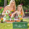 Kjyunk Seed Storage Box, Seed Storage Organizer with Garden String,