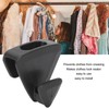 18pcs Clothes Triangle Hooks Space Saving Plastic Clothes Hanger Connector