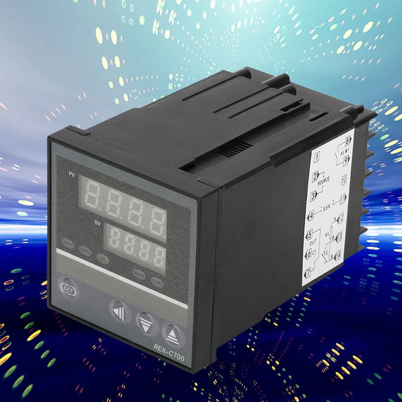 REX C700FK02-MY*AN PID Intelligent Control Dual Digital Display Temperature Controller