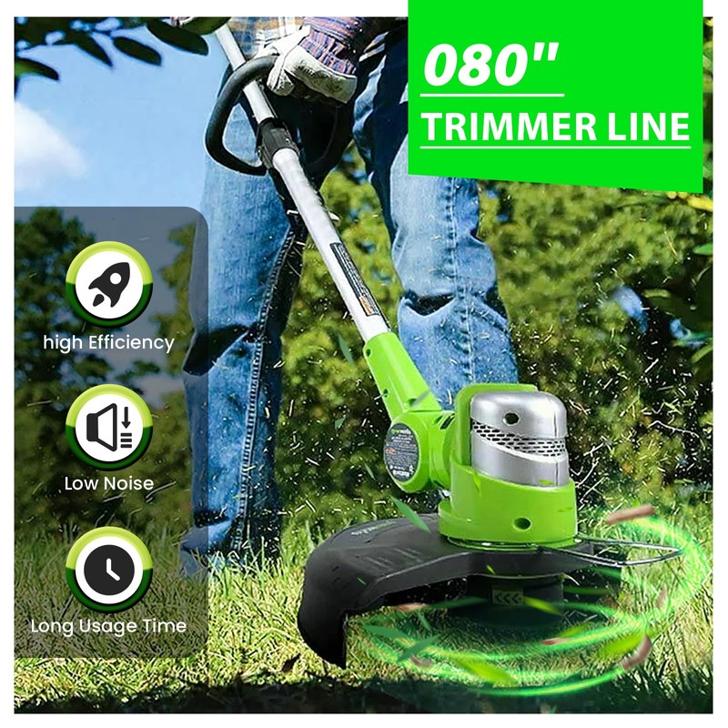 KAKO 080 Trimmer Line Heavy Duty, Weed Eater String .080,