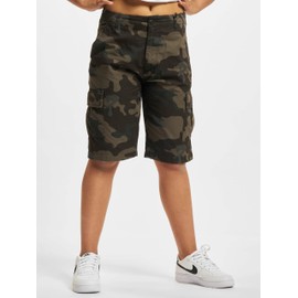 Brandit Kids BDU Ripstop Shorts Cargo, darkcamo, Normal