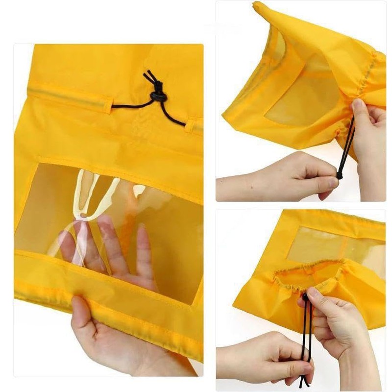 LALOCAPEYO Dog Waterproof Shower Cap,Adjustable Dog Ear Protection Device,Hanging Pet