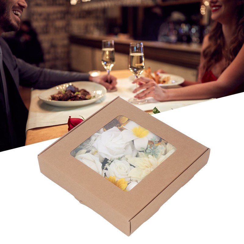 Artificial Flowers Combo Box Set Fake Flowers for DIY Wedding