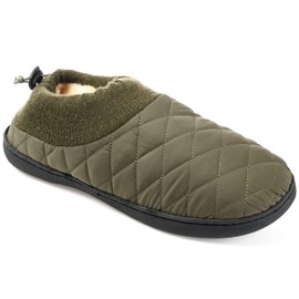 Vance Mens Fargo Drawstring Closure Slip-on Clog Slipper