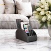 SVNXI Remote Control Holder with 5 Compartments,Pu Leather Office Organization