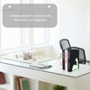 STOBOK Dinosaur Metal Bookends - Children's Bookshelf Table Top Shelf