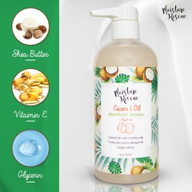 Moisture Rescue Coconut Oil Shampoo - 500ml
