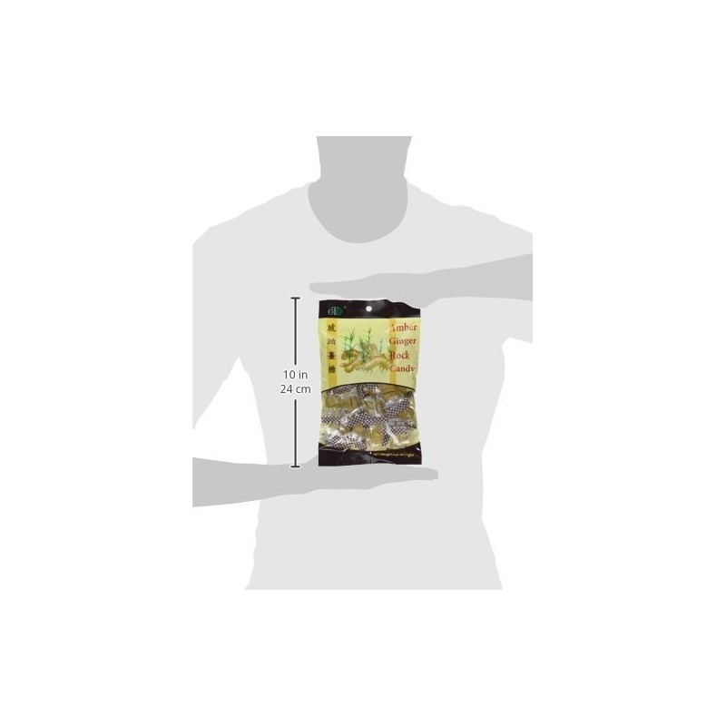 Amber Ginger Rock Candy (8-Pack)