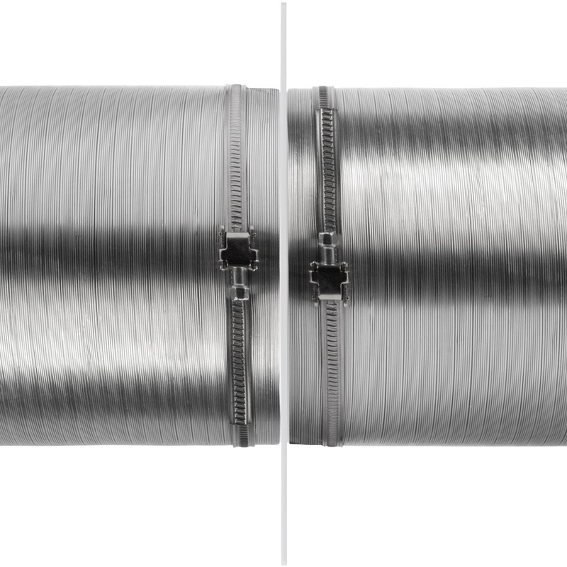 Vent Systems 150mm Ventilation Duct Connector Flange Straight Ventilation Pipe
