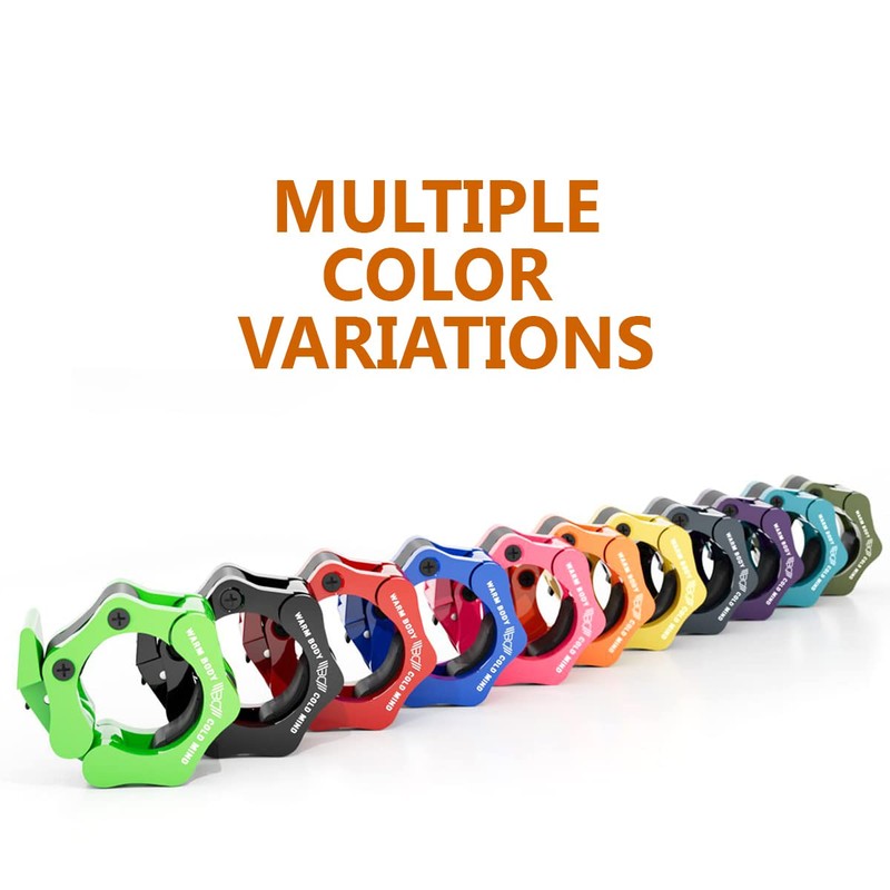 WARM BODY COLD MIND Reinforced 50 mm Dumbbell Clasps, Olympic