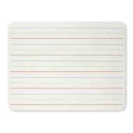 Charles Leonard Dry Erase Board Class Pack, Includes 12 Lined 1-Sided Boards, 12 2x2 Inch Erasers and 12 Black Markers, 1 Class Pack per Box (35025), White Board