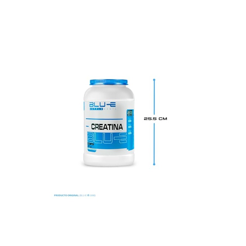 Blu-e Creatina Monohidratada 1k 200 Servicios Sabor Natural