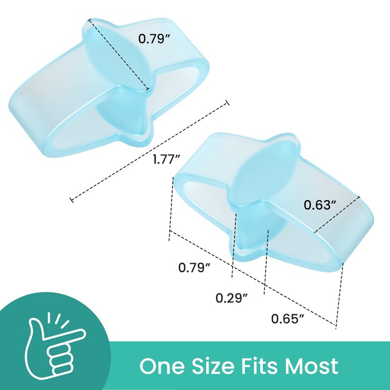 Welnove Toe Separators with 2 Loops - Pack of 12
