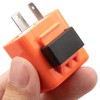 YOKELLMUX Motorcycle Turn Signal Relay 2-Pin 12V IC Turn Signal