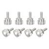 sourcing map Knurled Thumb Screws, M3x8mm Brass Shoulder Bolts Grip