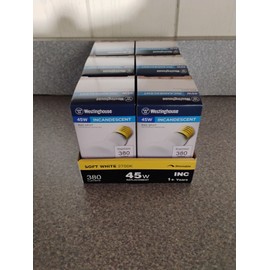 Westinghouse Sealed Box Of 6 WESTINGHOUSE  03702 45W R20 120V SPOT  Standard Base Light Bulb