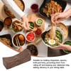 15 Pcs Wooden Chopstick Holders, Chopstick Rest Wooden Cutlery Stand
