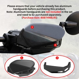 KATIMOTO Handguards Wind Deflector for Can Am Ryker All Models, Black Hand Guards Hand Shield Protector Air Deflector for Can-Am Ryker 600 900 Sport & Rally Edition Accessories, Replace #219400894