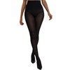 LUCKMEEY Tights for Women – Rip-Resistant 40D Black Semi Opaque