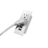 Recessed Outlet Desk Outlets with USB Ports Recessed Power Strip