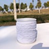 White 1 mm Elastic String Cord Elastic Thread Beading String