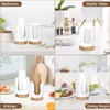 Soleebee Ceramic Bathroom Cup Dispenser, Hold 3 oz Mouthwash Cup