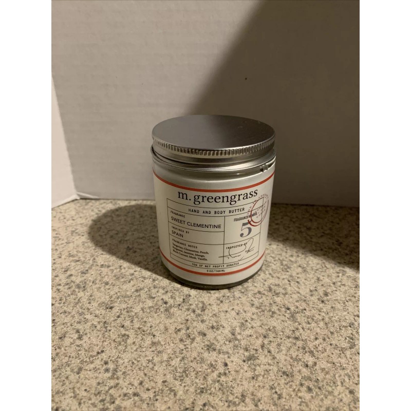 M Greengrass Hand & Body Butter SWEET CLEMENTINE 5 Oz