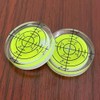 20Pcs Circular Bubble Level Bullseye Degree Marked Surface Round Spirit