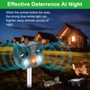 Solar Ultrasonic Animal Repellent, 5000Sq.ft Outdoor Waterproof Infrared Sensor Animal