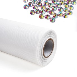 BLINGINBOX Hotfix Tape,Hot Fix Rhinestones Transfer Film Paper Iron on Rhinestones Transfer Paper 1 Roll For Clothes shoes diy decoration in Size 16ft*12.6in, 500 * 32cm