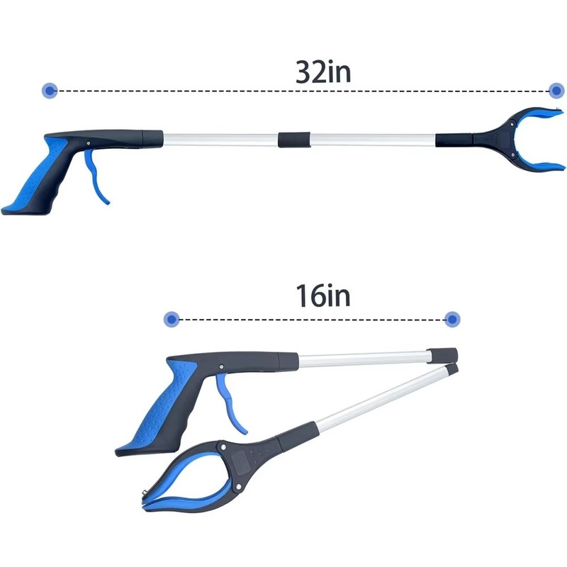 Foldable Gripper Extender Hand Tools Litter Reachers Pickers Collapsible Garbage