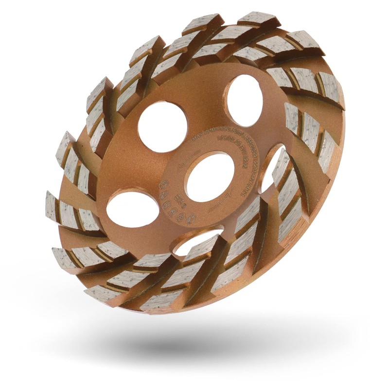 PRODIAMANT Premium Diamond Cup Wheel 125mm x 22.2mm TurboSpeed+ Diamond