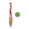 Brush Buddies Blippi Toothbrush with Travel Cap, Kids Toothbrushes, Soft