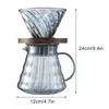 High Borosilicate Glass Hand Flushing Coffee Pot Drip Filtration Coffee