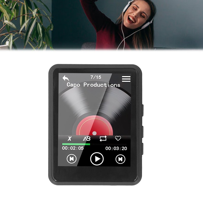 MP3 MP4 Player 2.4 Inch Full Touch Screen HiFi Stereo