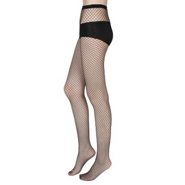 Black Omen bt011 Fishnet Tights, Black, Color, Stockings, 135 - Black - 2 - Medium Net, Free size