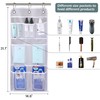 MISSLO Hanging Mesh Pockets Hold 340oz/1000ml Shampoo Shower Organizer with